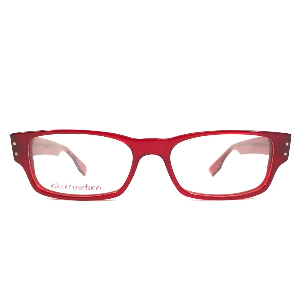 Jean Lafont Eyeglasses Frames TIBERE 462 Clear Transparent Red 52-16-148